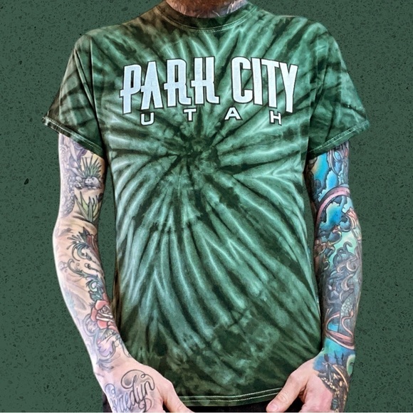 Gildan Other - Park city Utah tie dye custom tourist travel t shirt men’s M